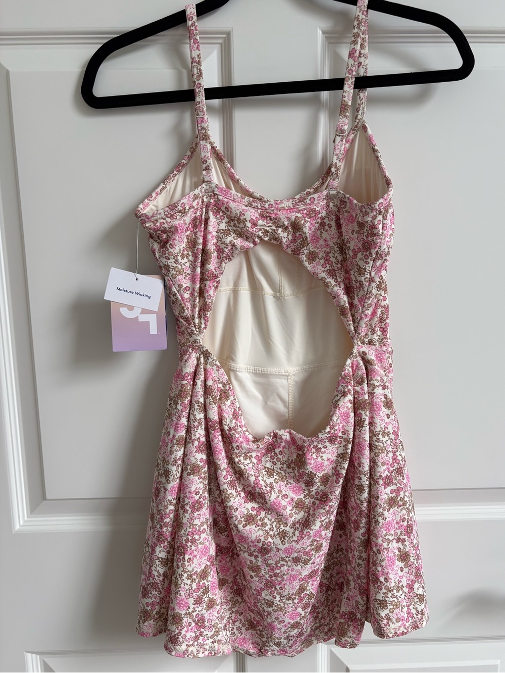 JoyLab Women’s Cinch Back Active Dress NEW Pink Floral Print | M - Picture 6 of 9